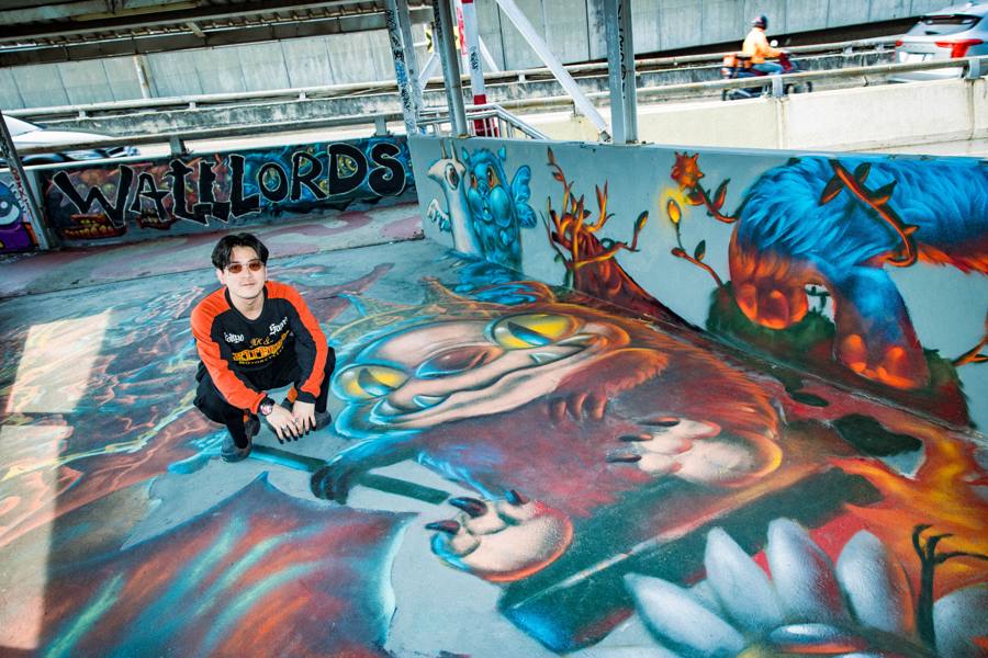 Live painting at Wall Lords TH, Bangkok
